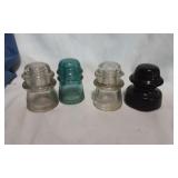 4 Vintage Insulators