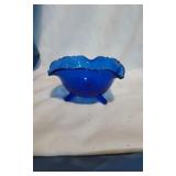 Cobalt Footed Candy Dish