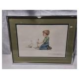 "Makin Friends" Watercolor by Todd Reifers