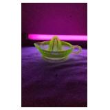 Vintage Uranium Glass Juicer/Reamer