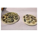 Retro Abalone/Resin Hotplate Trivets