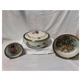 John B Taylor Stonewear "Harvest Pear" Servers