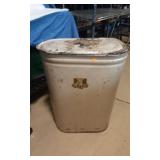 MCM Tall Metal Laundry Hamper