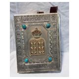 Silver Palted Hebrew Prayer Book/Bible