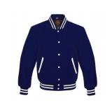 Outdoor Jacket Sz S Navy Varsity-Style Jacket