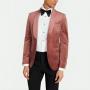 Men's Ellington Rose Pink Shawl Lapel Tuxedo Coat