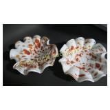 2 vintage Murano bowls - tutti Frutti pattern