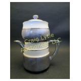 Franufelter Art deco blue drip coffee pot