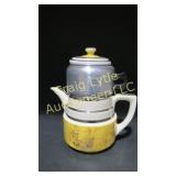 Hall Art deco yellow drip coffee pot