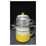 Franufelter Art deco yellow drip coffee pot