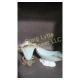 2 piece Hull pottery