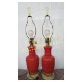 pair of retro Aladdin lamps