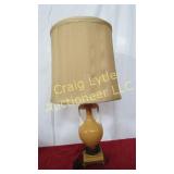 Lenox Peach Urn lamp - mid century design