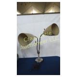 vintage doouble torchiere lamp