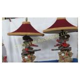 Reglor of California lamps- figural dancers Rare