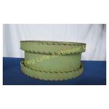 green rice paper shade - stands 7.75" tall