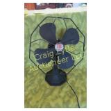 vintage metal fan  - Marked Trade Wind