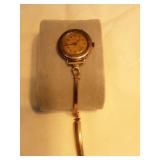 Art Deco Elgin Ladies Wrist Watch, 12k GF Band