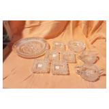 Lead Crystal Ashtray and Glass items.
