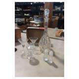 Large Cut Glass Decanter