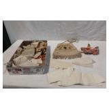 Vintage collars and linens