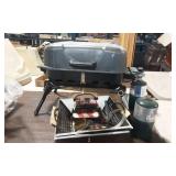 Tabletop Propane Grill and accessories