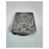 Vintage 800 Silver Engraved Compact