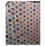 "Grandmothers Garden" Patchwork Quilt