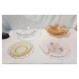 Vintage Serving Plates and Bowls (4)