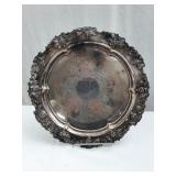Silver Electroplated Round Serving Platter