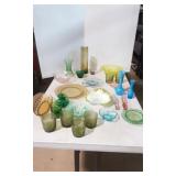 Vintage Colored Glass Lot