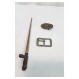 Vintage Bayonet and Buckles