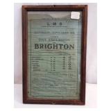 1932 London Midland & Scottish Railway Schedule