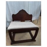 Antique Art Deco Vanity Seat