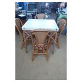 Rattan Table and Chairs