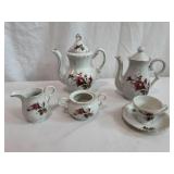 Vintage Mose Rose Coffee/Tea Set