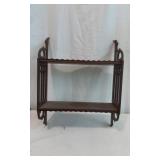 Vintage 2-tier Wall Shelf
