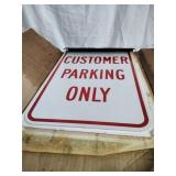 Customer Parking Only Signs (5)