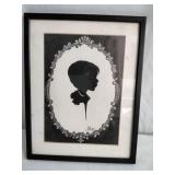 Vintage Silhouette Portrait