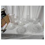 Vintage Heavy Glass Dishes and more