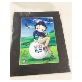 Autographed Betty Boop Lithograph