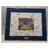 "Rushing Back" by Neiman Signed by NFL Alumni