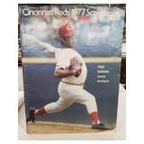 Cincinnati Reds 1977 Scorebook
