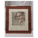 "Vince Lombardi" by Neiman Signed by NFL Alumni