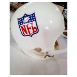 NFL Football helmet and coaster