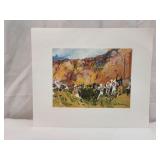 LeRoy Neiman "The Fighting Irish of Notre Dame"