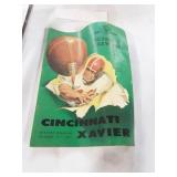 1964 Cincinnati VS Xavier Program