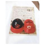 1970 Reds World Series Ticket and  Program