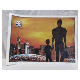 Mark Thesken NFL Alumni Signed Print