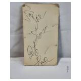 Signed by Pete Rose Fuel Dragster Card